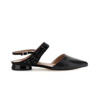 Cafè Noir C1EG4055 BALLERINA IN NAPPA E MICROFIBRA CON MULTISTRASS