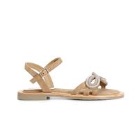 Cafè Noir C1GC5014 SANDALO GILDA IN CAMOSCIO CON ACCESSORIO STRASS