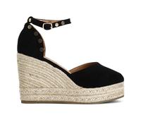 Cafè Noir C1XA9000 DECOLLETTE' IN TESSUTO CON BORCHIE SU ZEPPA CORDA