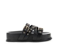 Cafè Noir C1XM1360 CIABATTA IN PELLE MULTILISTINI CON BORCHIE