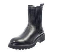 Cafe' Noir Chelsea Boots Carrarmato In Pelle Nero - Donna Scarpe Stivaletti