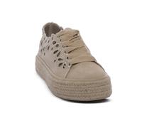 CAFèNOIR - Sneakers Allacciate in Tessuto Traforato, da Donna, Colore Beige, Taglia 41
