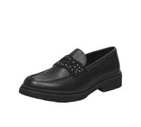 Cafe' Noir Mocassini In Similpelle Nero - Donna Scarpe Mocassini