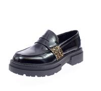 Cafe' Noir Mocassini Sintetici Con Carrarmato Nero - Donna Scarpe