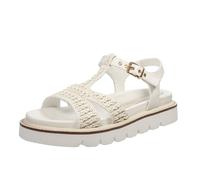 CAFèNOIR - Sandali A t Con Intreccio, Da Donna, Colore Bianco, Taglia 36