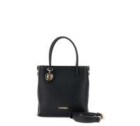 CafèNoir - Mini Tote Con Manici Tubolari E Dettaglio Metallico, Da Donna, Colore Nero, Taglia Unica