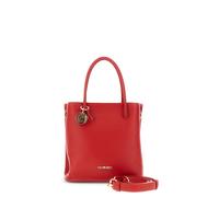 CafèNoir - Mini Tote Con Manici Tubolari E Dettaglio Metallico, Da Donna, Colore Rosso, Taglia Unica