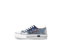 CAFè NOIR Sneaker bassa blu denim Donna CAFè NOIR 40 blu denim