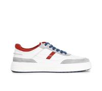 Cafe Noir Sneakers Uomo in Pelle E Pelle Scamosciata Suola A Cassetta - C1PV1102 - Rosso, 41