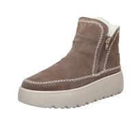 CAFèNOIR - Tronchetti In Pelle Scamosciata Doppia Zip, Da Donna, Colore Taupe, Taglia 38