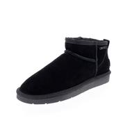Cafe' Noir Stivaletto In Suede Con Pelo Nero - Taglia 39 Scarpe Donna Con Pelo