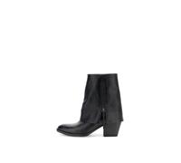 CafèNoir - Tronchetti In Pelle Con Risvolto E Cerniera Interna, Da Donna, Colore Nero, Taglia 40