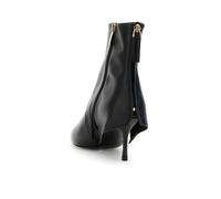 Cafè Noir Tronchetti in pelle con zip tacco 7,5 cm