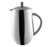 Café Olé BFD Cafetière, corpo a doppia parete in acciaio inossidabile 18/10 e filtro a rete, finitura satinata, 1500 ml (10 tazzine da caffè o 6 tazze)