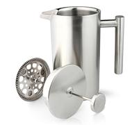 Café Olé CFD Cafetière, corpo a doppia parete in acciaio inossidabile 18/10 e filtro a rete, finitura satinata, 350 ml (3 tazzine da caffè o 1 tazza)
