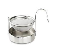 Café Ole - Infusore da tè in Rete cardata con Ciotola antigoccia, in Acciaio Inox, 8,5 x 5,7 x 6,2 cm