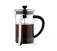 Café Olé Mode Cafetière, corpo in vetro con splendido corpo in acciaio inossidabile e filtro a rete, 350 ml (3 tazzine da caffè o 1 tazza)