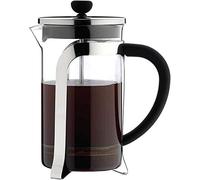 Café Olé Mode Cafetière, Corpo in Vetro con splendido Corpo in Acciaio Inossidabile e Filtro a Rete, 800 ml (6 tazzine da caffè o 2 Tazze)