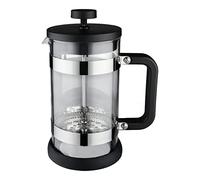 Café Olé Moderno Caffettiera a pressa francese Cafetière da 1000 ml, 8 tazze, nero/argento