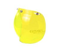 Cafè Race Visiera gialla casco bolla Bubble retrò universale