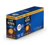 Café Royal, Lungo Promo Pack, 100 capsule compatibili Nespresso (R), 80% alluminio riciclato, certificato Rainforest Alliance, caffè Arabica al 100%, intensità 5