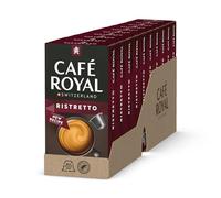 Café Royal Ristretto 100 capsule per macchina da caffè Nespresso - intensità 9/10 - capsule di caffè in alluminio certificate UTZ