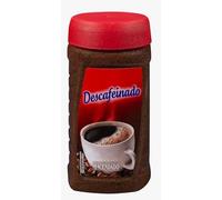 Café Soluble Descafeinado, 200g, Intensità Media-Scura, Caffè Istantaneo in Polvere, pack 2