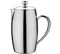 Café Stal Cup Cafetière Bellux Thermal Wall Collection Premium-Caffettiera da 6 Tazze (700 ml) con Manico Cavo, beccuccio antigoccia, in Acciaio Inox 18/10, Finitura Lucida a Specchio, Inossidabile