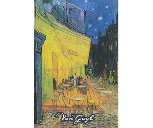 Cafe Terrace at Night Van Gogh Note Book: Hardcover Journal Notebook Diary with Dot Grid, Lined, Blank Vintage Paper for Writing Drawing Journaling