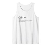 Cafecito Definizione graciosa divertida Spagnolo Espanol Canotta