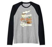 Cafecito Pan-Dulce y Chisme Divertente Latina Ispanica Messicana Maglia con Maniche Raglan