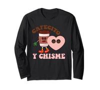 Cafecito y chisme Coffee Cups Maglia a Manica