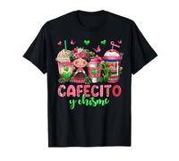 Cafecito y chisme Coffee Cups Maglietta