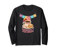 Cafecito y Pan Dulce Cultura Latina Maglia a Manica