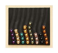 Cafedeco Portacapsule compatibile con capsule nespresso 8BK capacità 80 capsule 38x33x1cm