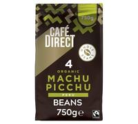 Cafédirect Fairtrade Organic Machu Picchu Whole Bean Arabica Coffee 750g