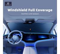 CAFELE Parabrezza per auto Parasole pieghevole ispessito a doppio strato per finestrino dell'auto Parasole per veicolo Visiera parasole universale