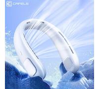 CAFELE Ventilatore da collo sospeso Dispositivo di raffreddamento dell'aria portatile ricaricabile da 1800 mAh 360 ° Ventilatore elettrico che soffia surround per l'home office all'aperto