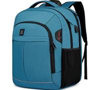 Cafele Zaino,Borsa da Scuola,17.3 Pollici TSA Backapck del Computer Portatile da Viaggio,Borsa a Libro Durevole della Scuola Universitaria per Gli Adolescenti,Lago Blu