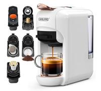 CAFELFFE Macchina da caffè 5 in 1 MK606, brodo caldo/freddo, 19 bar, per Nec, D