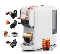 CAFELFFE MK-603 - Macchina da caffè a capsule 4 in 1, 19 bar, 1450 W e macchina per caffè espresso a caldo e freddo, compatibile con Nes Original/DG/44 mm ESE Pads e polvere di caffè
