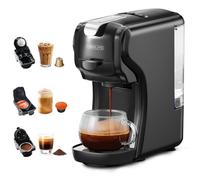 CAFELFFE MK-611 - Caffettiera a capsule 3 in 1, altezza tazza regolabile, macchina per caffè espresso caldo/freddo per uso domestico/ufficio, compatibile con macchine da caffè NES Original/DG/Ground