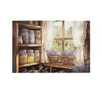 Cafemira Puzzle in legno per adulti, 1000 pezzi, spezie da cucina assortite, vivace collezione culinaria, sollievo dallo stress, puzzle adatto per intrattenere con la famiglia durante le vacanze,