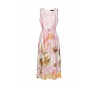 CafèNoir - Abito Lungo in Satin Stampato - - Dresses - Donna - Rosa - XL