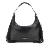 CAFèNOIR - Borsa A Spalla Con Frange E Logo Sul Davanti, Da Donna, Colore Nero, Taglia Unica