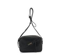 CAFèNOIR - Tracollina Morbida In Ecopelle Con Tasca Frontale, Da Donna, Colore Nero, Taglia Unica