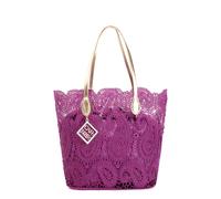 CAFèNOIR borsa donna a spalla PIZZO con sacchetto Nero Rosa Bianco fuxia ESTATE
