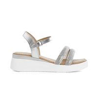 CAFèNOIR C1XO9013L001380 Sandalo Gilda con Strass Argento 38