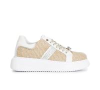 CAFèNOIR Cafe Noir Sneakers in Rafia con Strass Laterale EACCESSORI Gioiello Leva E Metti - C1DE9010 - Beige, 36