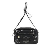CAFèNOIR - Camera Bag Con Tasca Davanti, Apertura Con Zip, Da Donna, Colore Nero, Taglia Unica